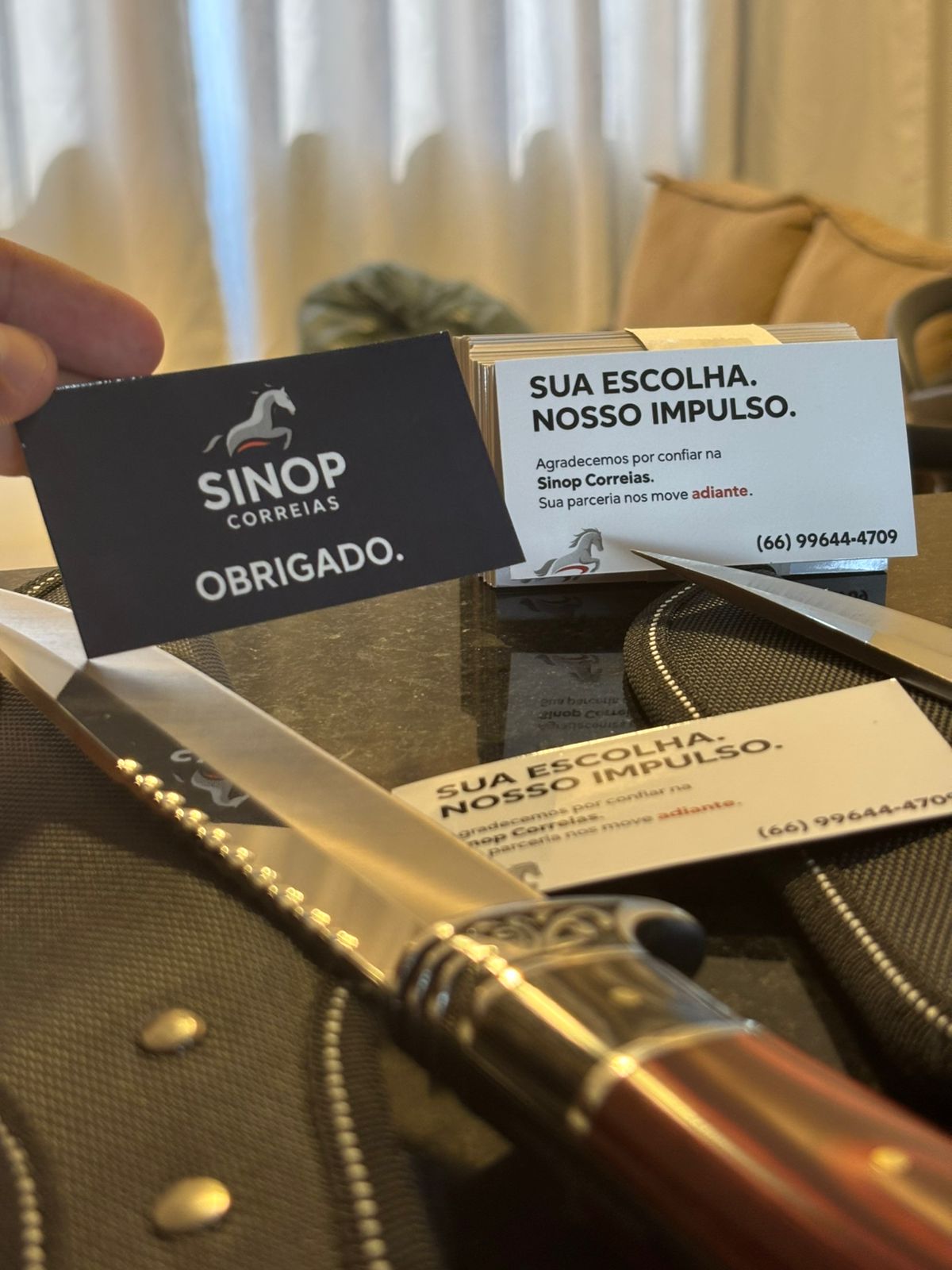 Cartão Sinop Correias — Sua escolha, nosso impulso